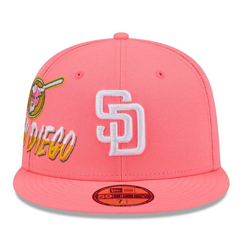 New Era Pink San Diego Padres City Connect Icon 59FIFTY Fitted Cap