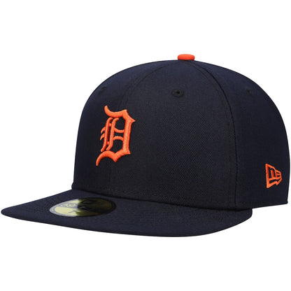 Detroit Tigers New Era Navy On-Field Road 59FIFTY Fitted Hat