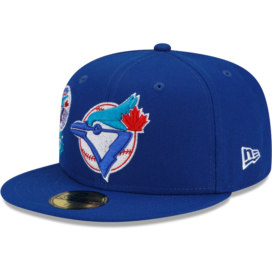 Men's Toronto Blue Jays New Era Royal City Cluster 59FIFTY Fitted Hat