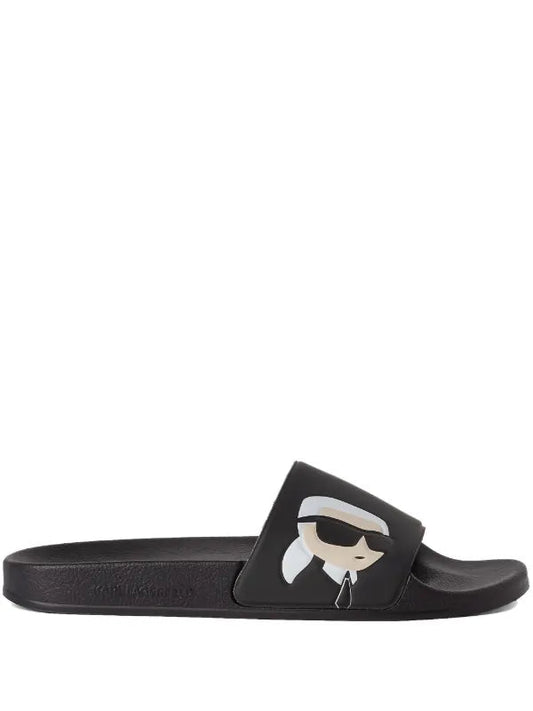 KARL LAGERFELD IKON NFT POOL SLIDES