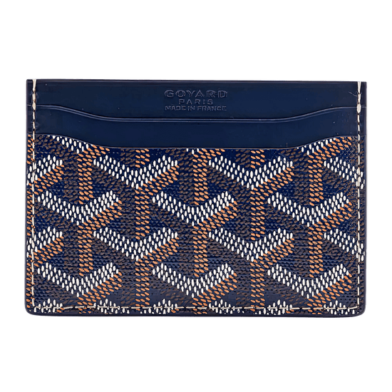 GOYARD SAINT-SULPICE CARD WALLET “NAVY BLUE”