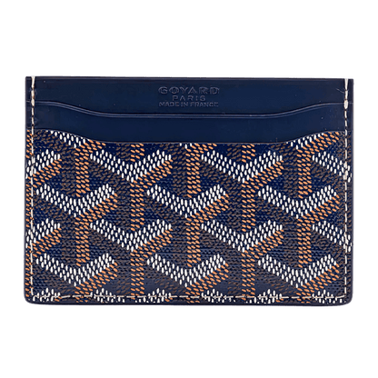 GOYARD SAINT-SULPICE CARD WALLET “NAVY BLUE”