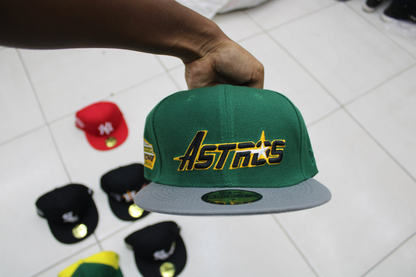 Houston Astros Logo Embroidered Baseball Cap