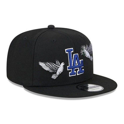 BLACK NEW YORK YANKEES GREEN BOTTOM PEACE NEW ERA 9FIFTY SNAPBACK