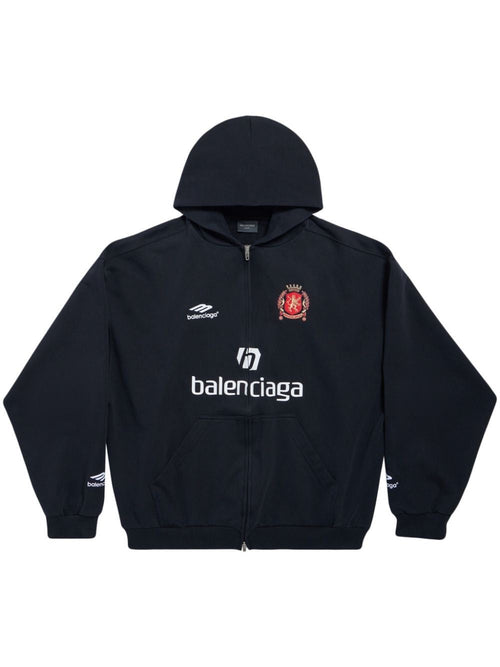 Balenciaga Paris Soccer Zip-up Hoodie
