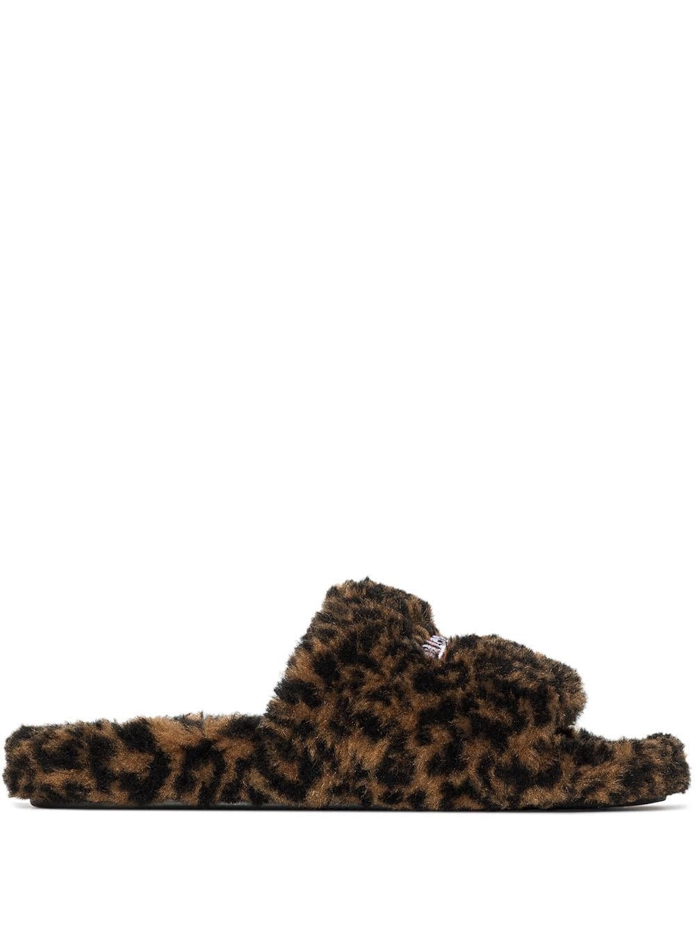 Balenciaga Leopard Print faux Slides
