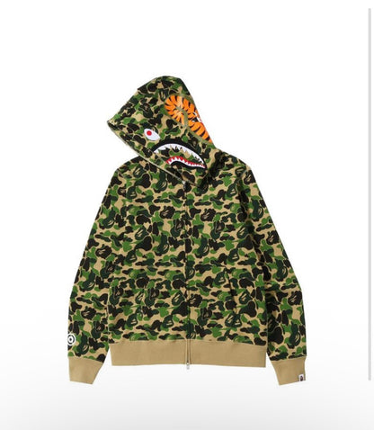 BAPE ABC Camo Shark Full zip Hoodie