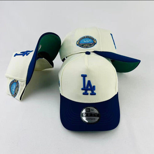 New Era Los Angeles Dodgers Stadium 50th Anniversary 9Forty A Frame Snapback Cap