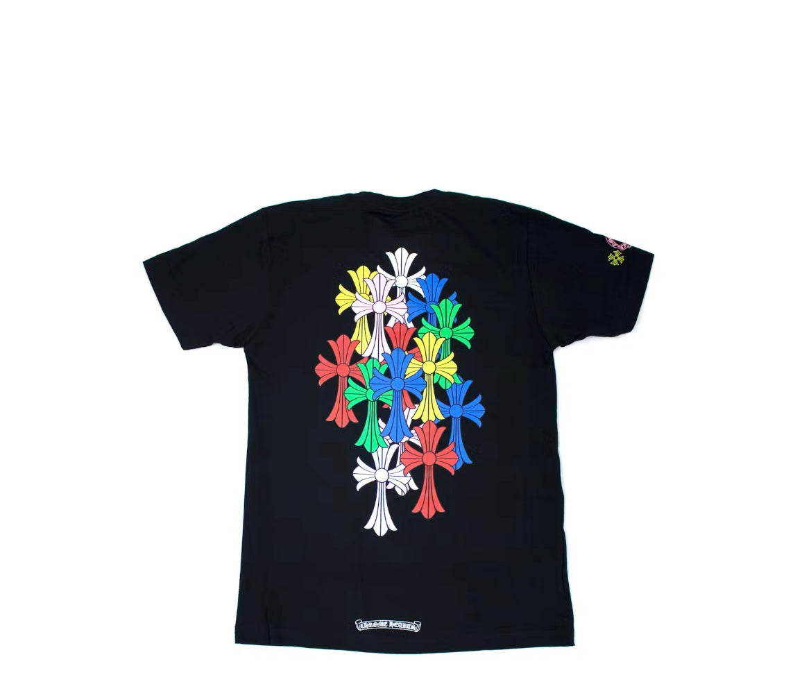 Chrome Hearts Multi Color Cross Cemetery T-shirt
