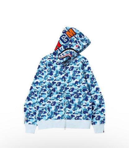 BAPE ABC Camo Shark Full zip Hoodie
