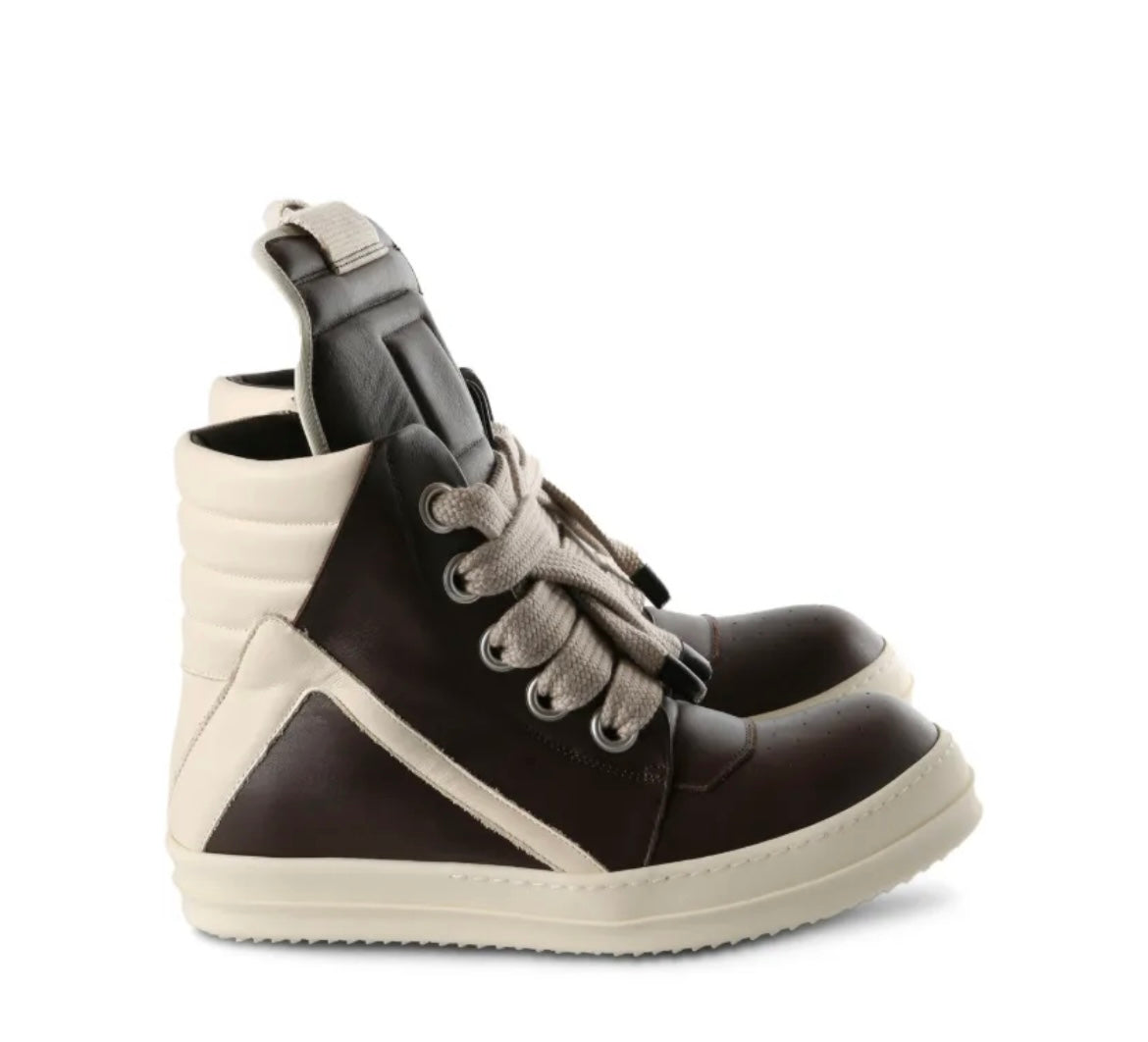 Rick Owens Jumbolace Geobasket Sneakers