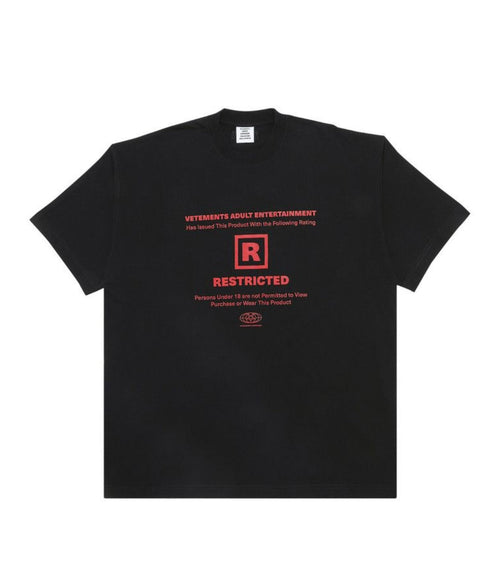 Vetements 18+ Restricted T-shirt