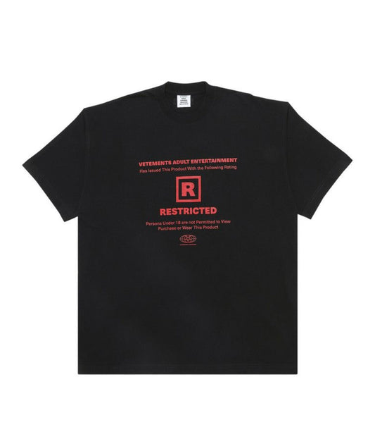 Vetements 18+ Restricted T-shirt