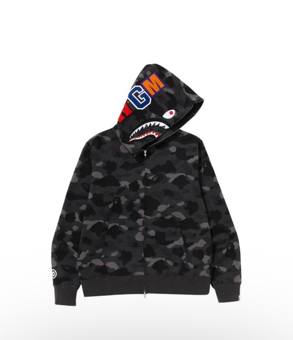 BAPE ABC Camo Shark Full zip Hoodie