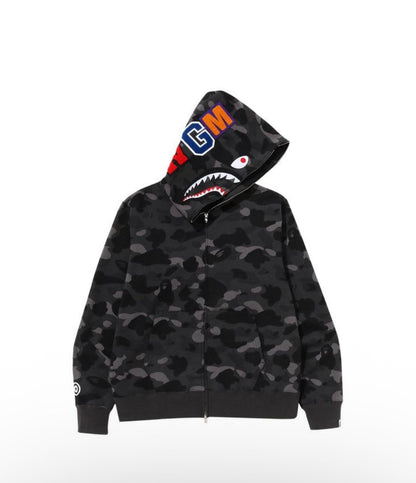 BAPE ABC Camo Shark Full zip Hoodie
