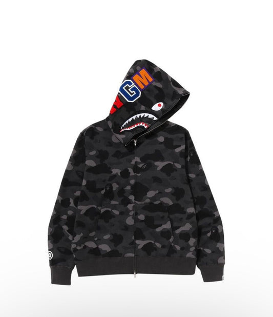 BAPE ABC Camo Shark Full zip Hoodie