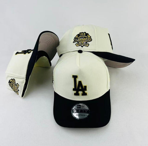 New Era 9FORTY A-Frame Los Angeles Dodgers 100th Anniversary SnapBack Cap