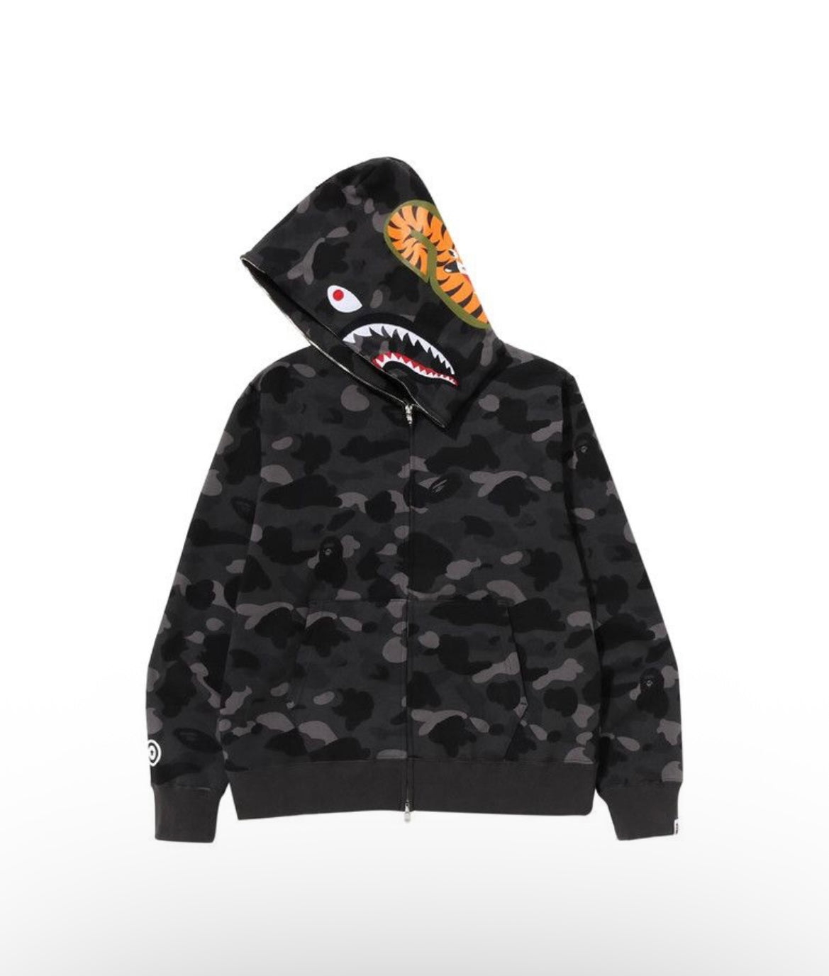 BAPE ABC Camo Shark Full zip Hoodie