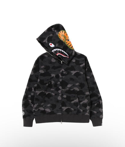BAPE ABC Camo Shark Full zip Hoodie