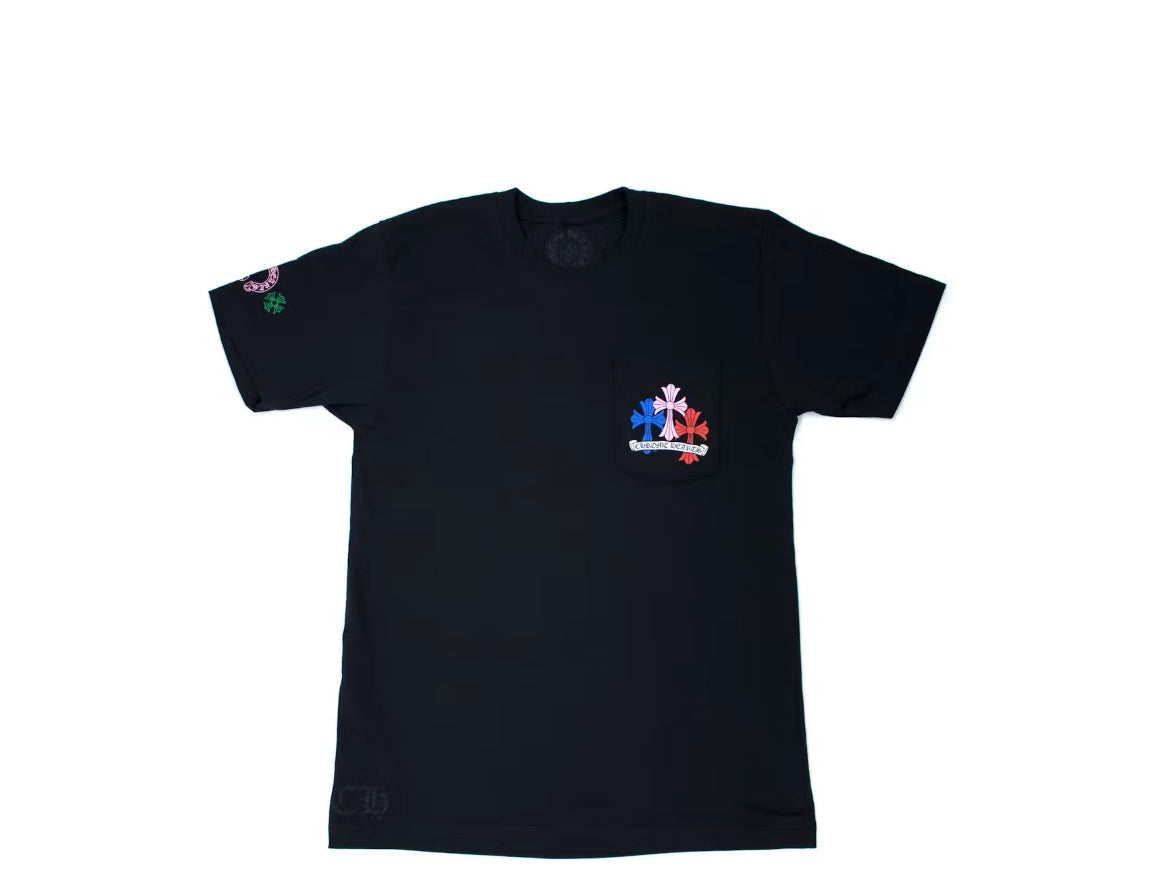 Chrome Hearts Multi Color Cross Cemetery T-shirt