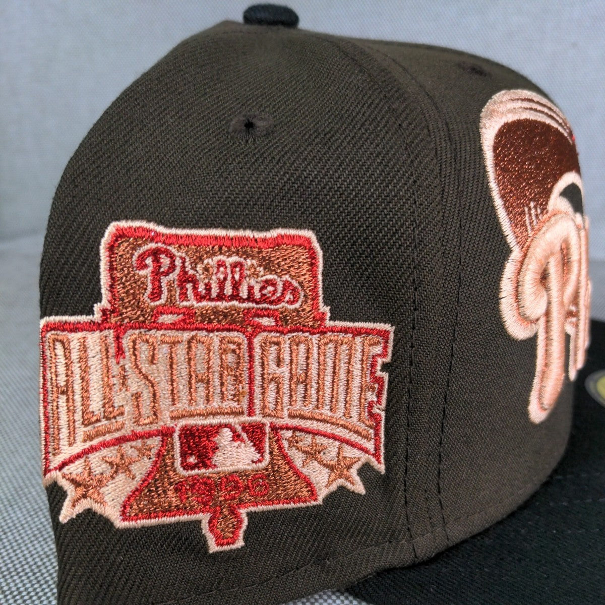 Topperz Philadelphia Phillies Copper Script New Era Hat