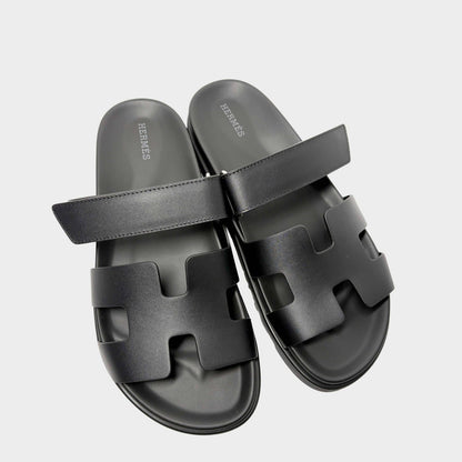 HERMÈS CHYPRE SANDALS ‘Black’