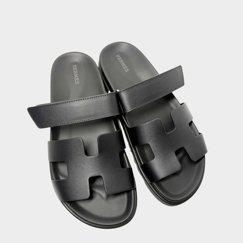 HERMÈS CHYPRE SANDALS ‘Black’