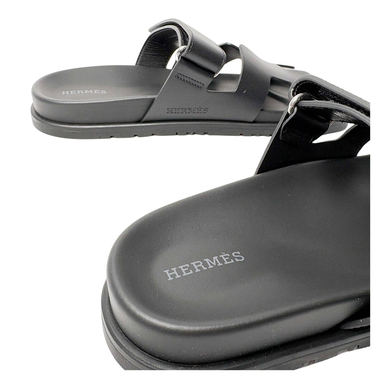 HERMÈS CHYPRE SANDALS ‘Black’
