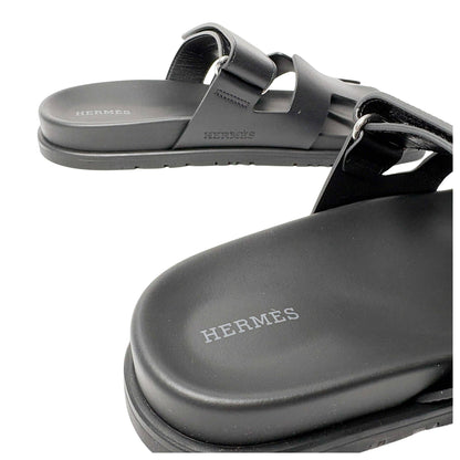 HERMÈS CHYPRE SANDALS ‘Black’