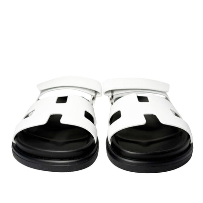 HERMÈS CHYPRE SANDALS ‘White’