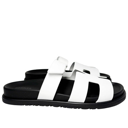 HERMÈS CHYPRE SANDALS ‘White’