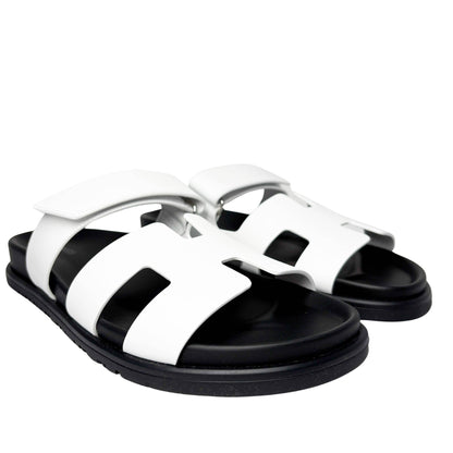 HERMÈS CHYPRE SANDALS ‘White’