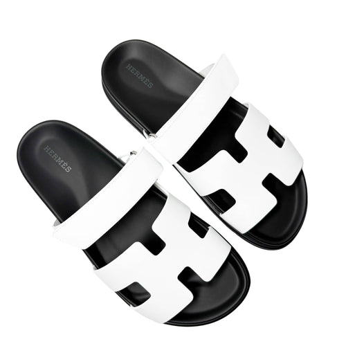 HERMÈS CHYPRE SANDALS ‘White’