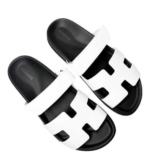 HERMÈS CHYPRE SANDALS ‘White’