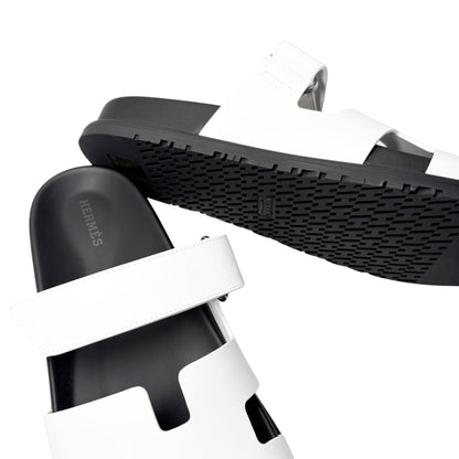 HERMÈS CHYPRE SANDALS ‘White’