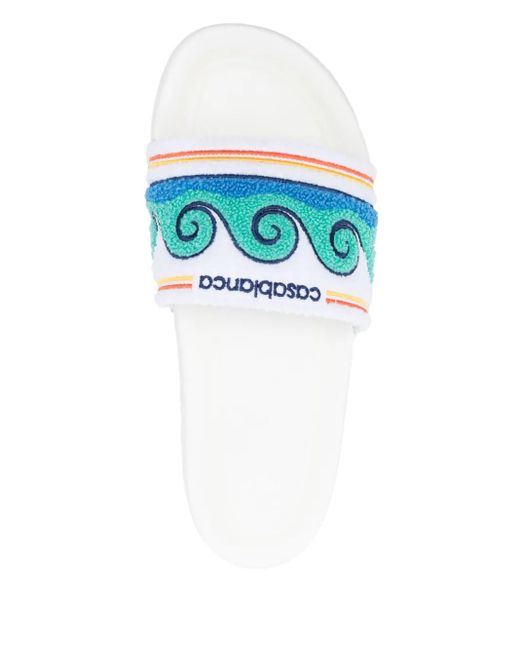 Casablanca Greco Wave Terry Slider
