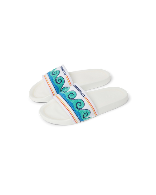 Casablanca Greco Wave Terry Slider