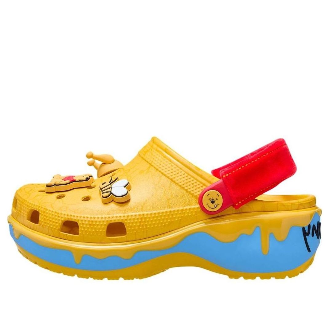 Crocs x Disney Winnie the Pooh Classic Platform Clog 'Yellow Red’