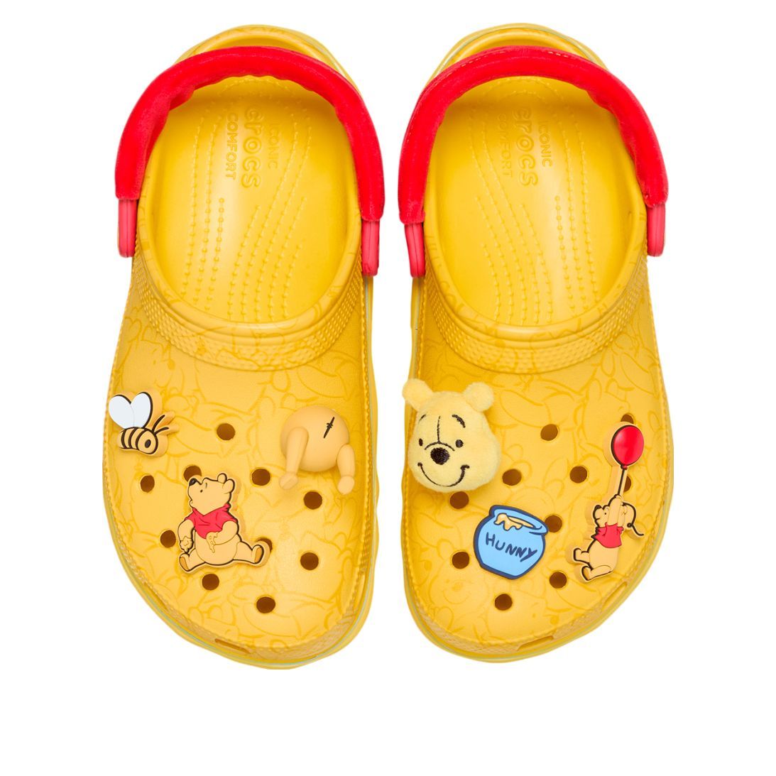 Crocs x Disney Winnie the Pooh Classic Platform Clog 'Yellow Red’