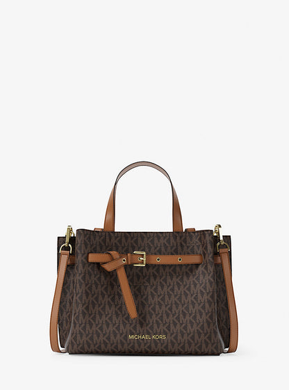 MICHAEL KORS Emilia Small Signature Logo Satchel