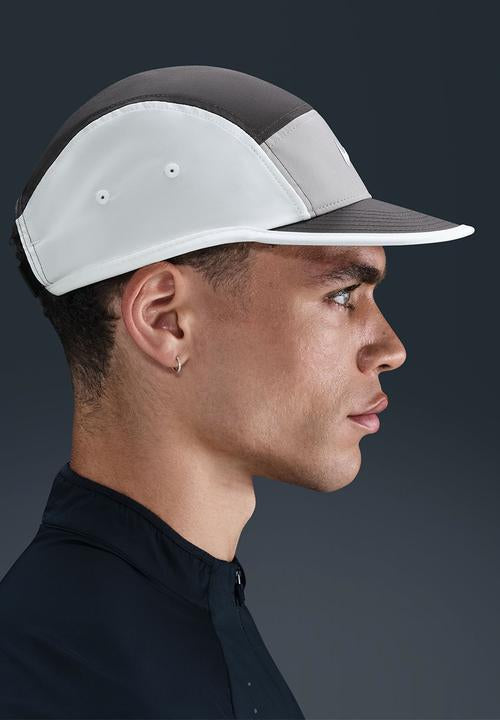 Nike Dri-Fit Fly Unstructured Swoosh Cap - Medium Ash/College Grey