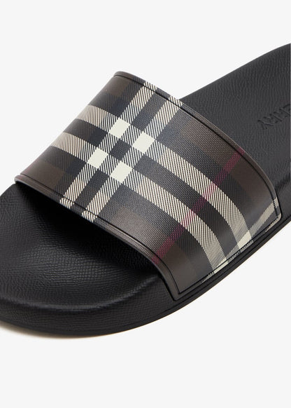 Burberry Vintage/New Season Check slides (With Box)
