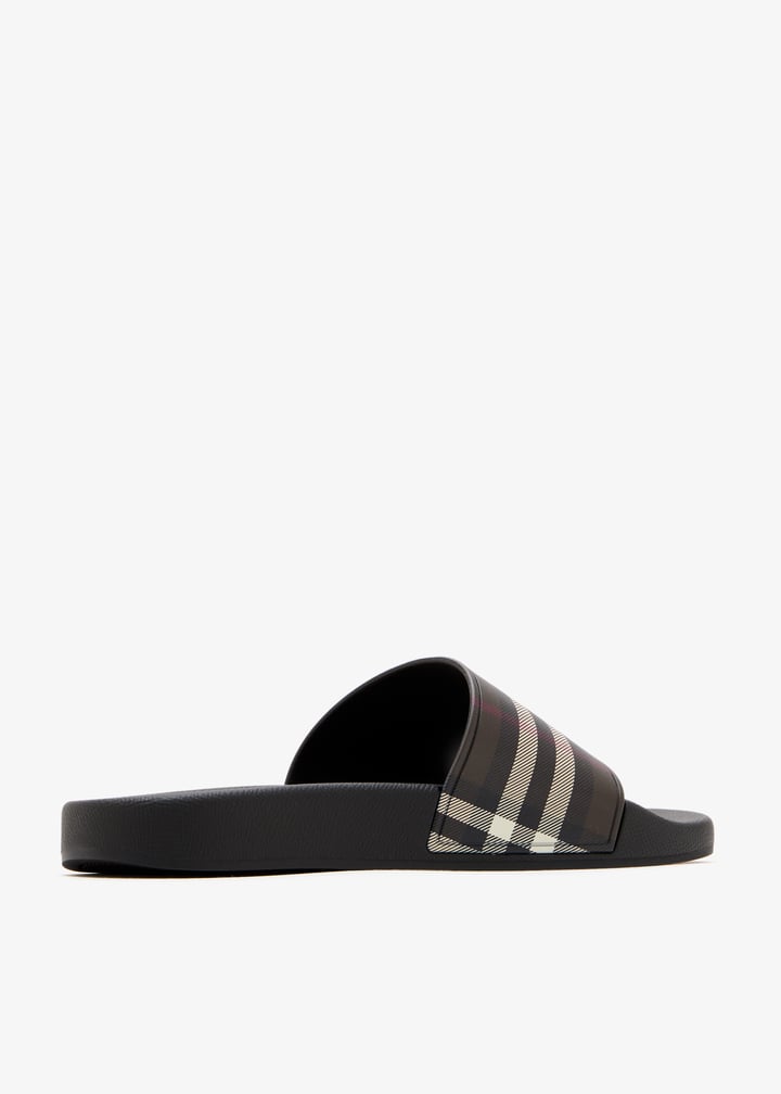 Burberry Vintage/New Season Check slides (With Box)