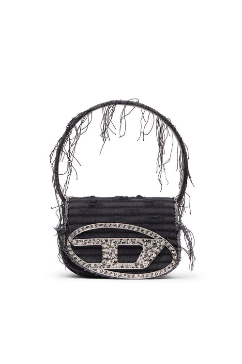 Diesel 1DR-Iconic Shoulder Bag In Canvas And Leather