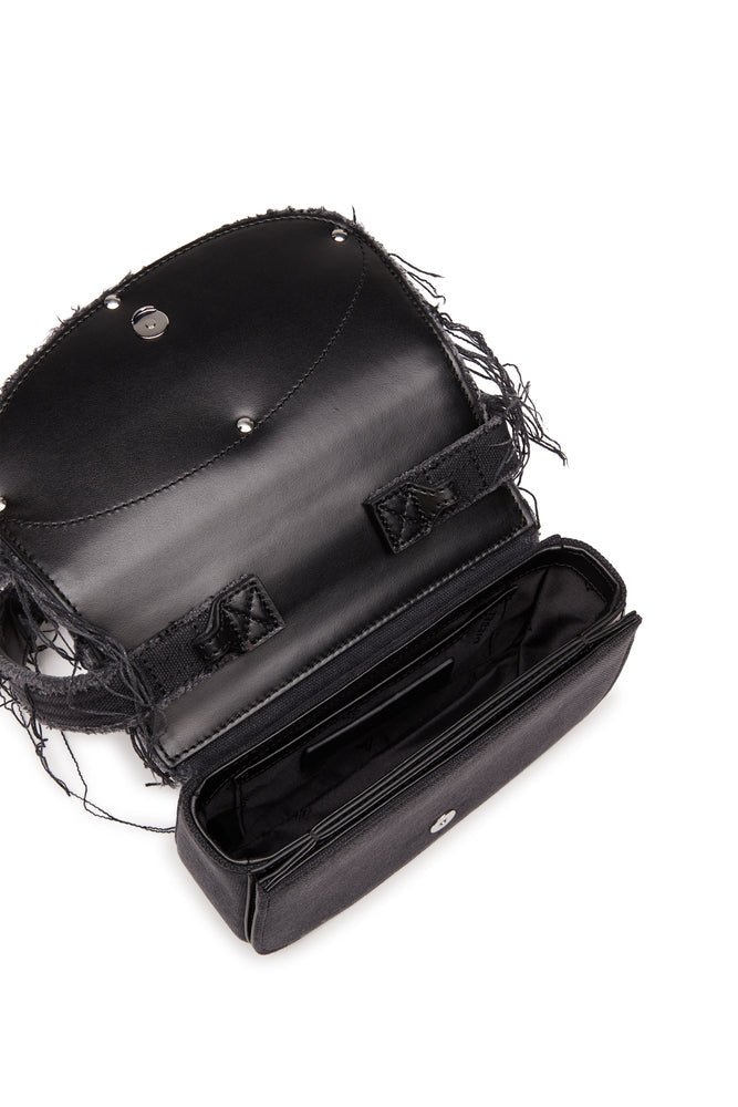 Diesel 1DR-Iconic Shoulder Bag In Canvas And Leather