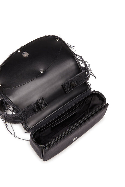 Diesel 1DR-Iconic Shoulder Bag In Canvas And Leather