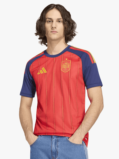 Mens Spain Home World Cup 26 Red Stadium Jersey