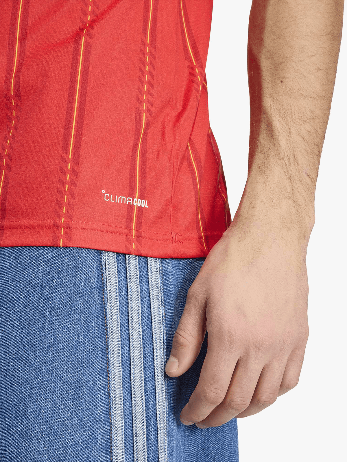 Mens Spain Home World Cup 26 Red Stadium Jersey