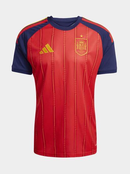 Mens Spain Home World Cup 26 Red Stadium Jersey