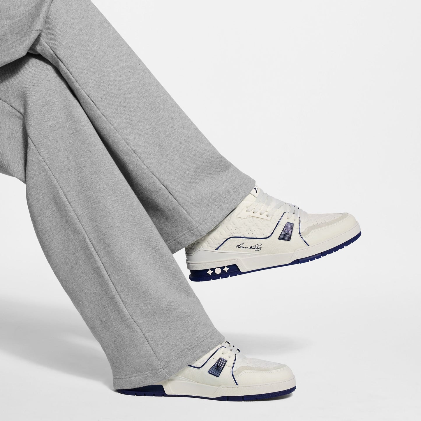 LOUIS VUITTON TRAINER SNEAKER ‘NAVY BLUE’